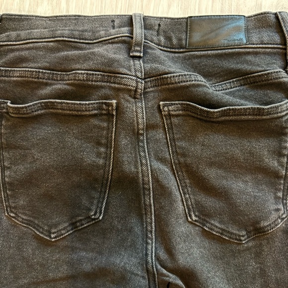 Madewell Cali Demi‎ Boot Black Washed Jeans Size 28 - Picture 5 of 9